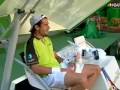 Tommy Haas talking to himself