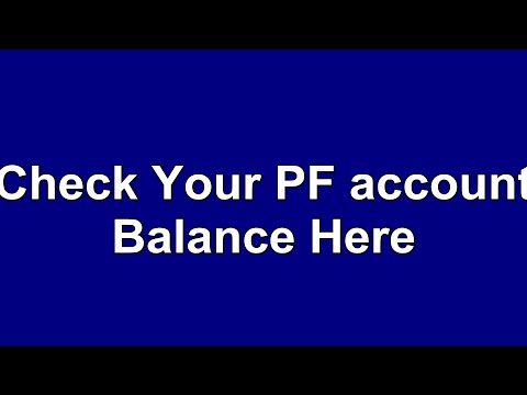 how to check epf balance