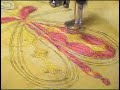 this bright little project mixes the techniques of threadpainting with a scrappy piecing technique. use terry's digitized embroidery design of the bug if you don't want to threadpaint. this bag makes a great gift for the gardener in your life.