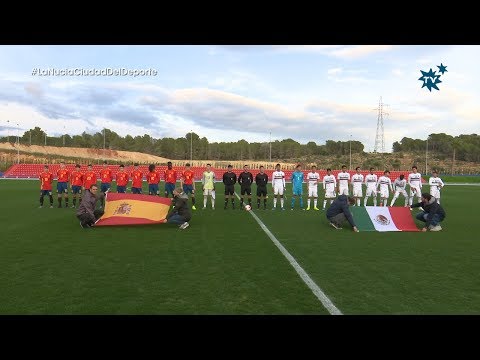 España sub 16 empata 3-3 con México en el Estadi Olímpic de La Nucía