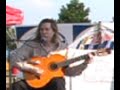 woody lissauer performs 'across the river' the title cut from his band cubic feet's first cd of four at sandy point state park's md seafood and arts festival.