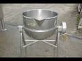 videos de 30 GALLON, SANITARY ALL STAINLES STEEL TILTING KETTLE  #12028
