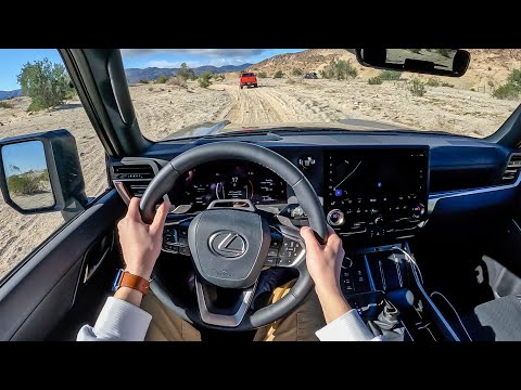 2024 Lexus GX 550 Overtrail+ - POV Off Road Desert Drive (Binaural Audio)
