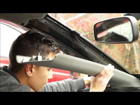 how to fit jdm wind deflectors ep3