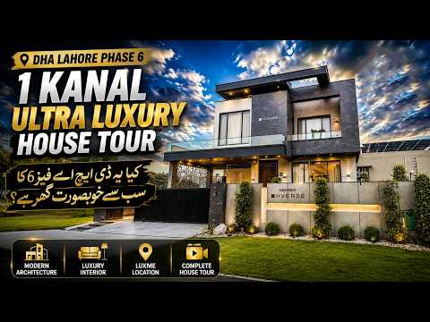 DHA Lahore Phase 6 D Block 1 Kanal Ultra Modern Luxury House For Sale Latest House Tour DHA Lahore Phase 6 D Block 1 Kanal Ultra Modern Luxury House For Sale Latest House Tour