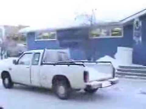 The streets of Yellowknife