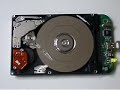 open Hard Disk Drive - showing Head Crash open Hard Disk Drive - showing Head Crash
