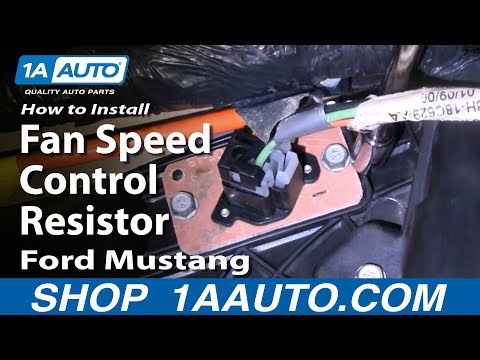 How To Install Replace Fan Speed Control Resistor Ford Mustang 94-04 1AAuto.com