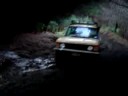 Mudhog at Waiuku Forest making it up the wash out.