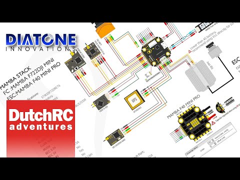 Overview of the new Mamba F722 mini DJI + F40 Pro ESC stack :)