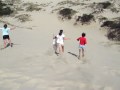 Runing Down the Sand Dune