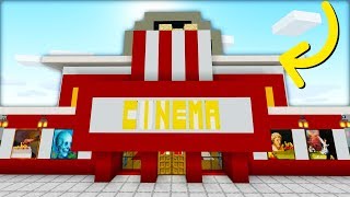 Minecraft Tutorial: How To Make A Modern Cinema "2019 City Tutorial"