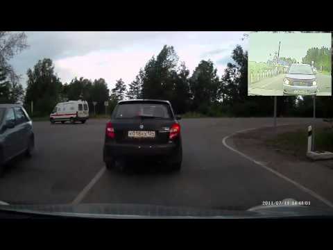 Я свидетель ДТП, Москва и МО 21.08.2014 (Запись видеорегистратора)
