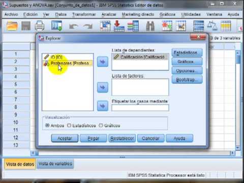 how to do a ks test on spss