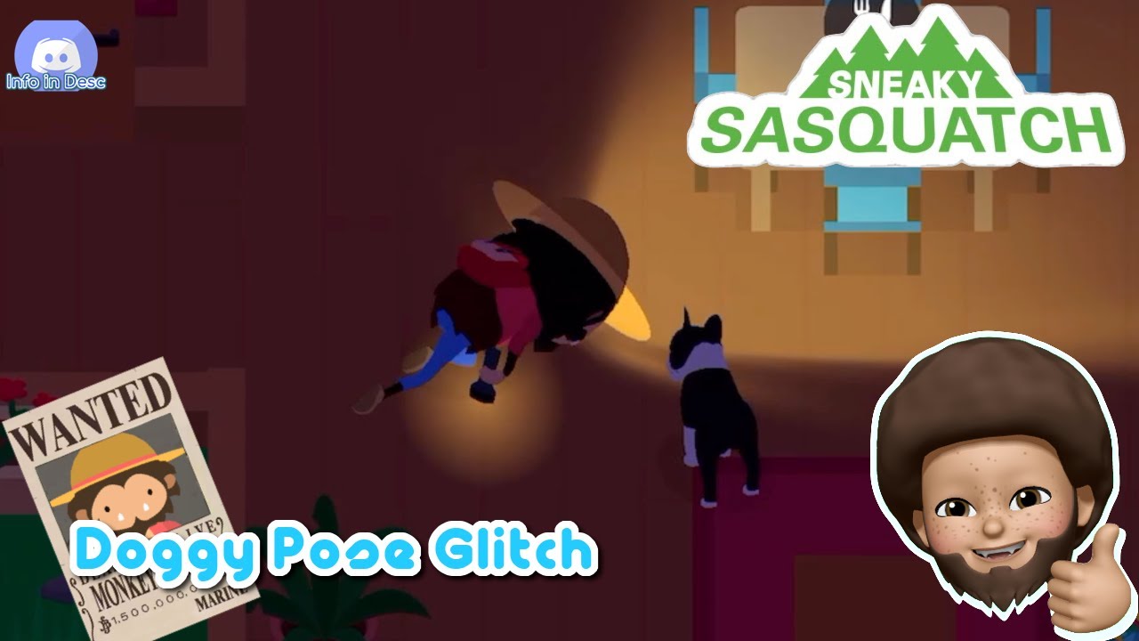 Sneaky Sasquatch Glitch - Doggy Pose Glitch with Dog house [Apple Arcade]
