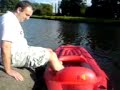 Ian getting in his canoe 3