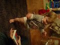 Evan and Remi - standing and walking 1