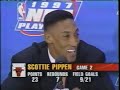1997 NBA NBC Press Conf Jordan Pippen Game 2 ECF vs. Heat 1997 NBA NBC Press Conf Jordan Pippen Game 2 ECF vs. Heat