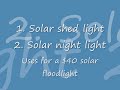 Two easy solar light projects for $40