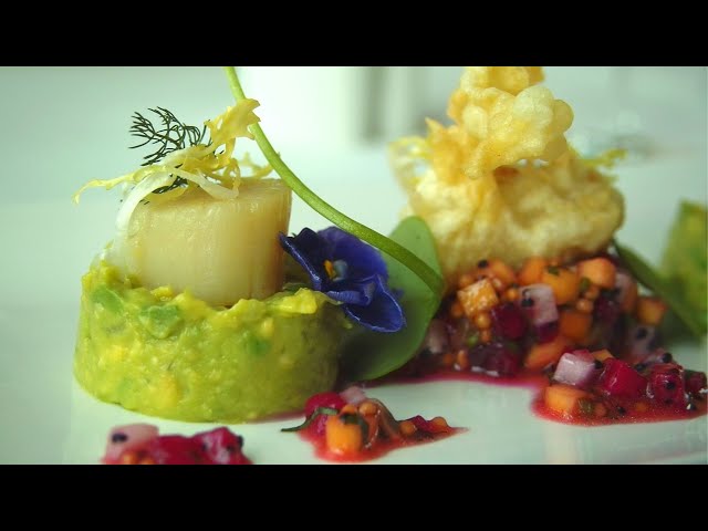 Exotische Vinaigrette und Guacamole
