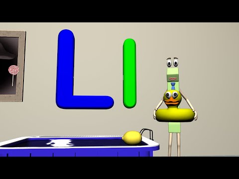 Learn the Letter L - 360° 3D VR Animated Kids Video - YouTube