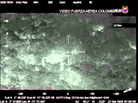 VIDEO: imágenes del bombardeo al campamento de ‘Mono Jojoy’