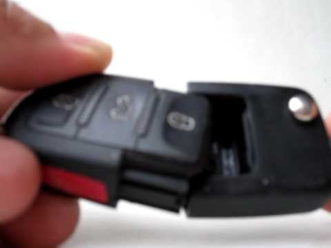 how to change the battery in a vw key