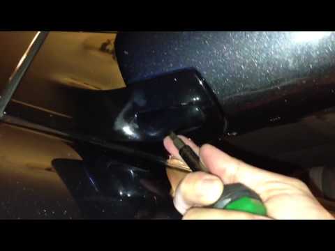 How to repair a loose Lexus RX330 side mirror.