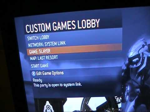 how to link system link xbox 360