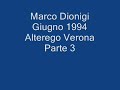 Marco Dionigi Giugno 1994 Parte 3 Alterego Verona.