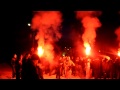 Spotaniczna oprawa Ultras po zmianie nazwy na Stomil Olsztyn