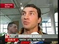 samuel peter and vitali klitschko invited media representatives to a public training to show their strength before the fight. the report was broadcasted on october 8, 2008 by ukrainian tv channel 1+1.

samuel peter und vitali klitschko luden medienvertreter zu einem �ffentlichen training ein, um ihre st�rke vor dem kampf zu demonstrieren. der beitrag wurde am 8. oktober 2008 vom ukrainischen fernsehsender 1+1 ausgestrahlt.