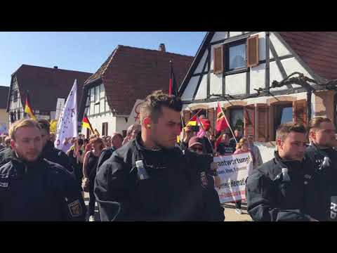 Demo Kandel, 7. April 2018: \