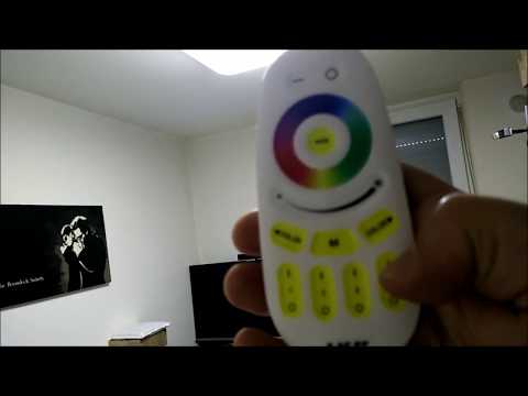 HG® 90W LED Deckenlampe, Dimmbar 3000k-6500k RGB Farben, Fernbedienung