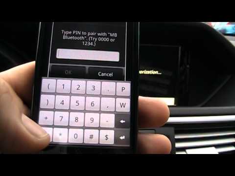 how to sync phone to mercedes ml350