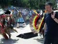 Indianen gaan los in centrum Warschau Indianen gaan los in centrum Warschau