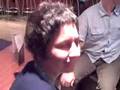 interview at film festival party