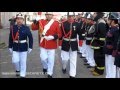 Honores a portaestandarte - Cuerpo de Bomberos de Cañete