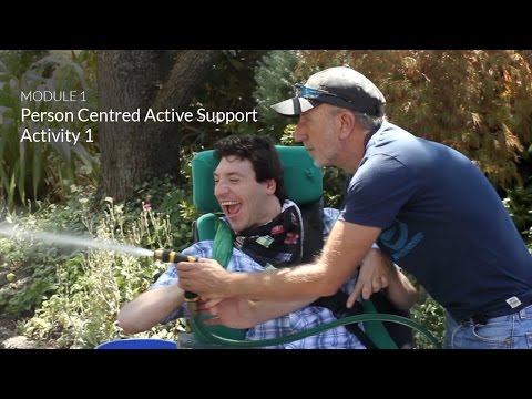 how to provide person-centred support