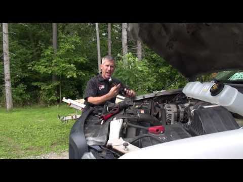 how to change a serpentine belt on a ford f-350