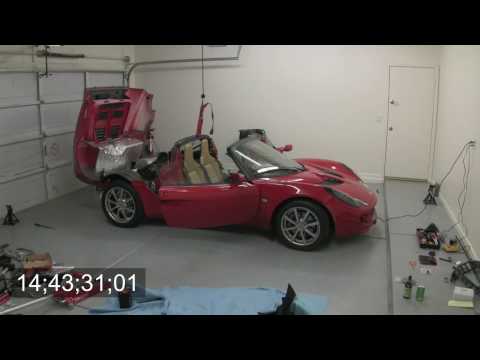 Lotus Elise ClamHinge Install Timelapse HD