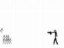 stick men hungry for war