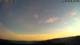 Time lapse - 12-11-2014 - Hell, Norway