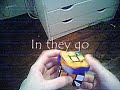 slowed down rubiks solve