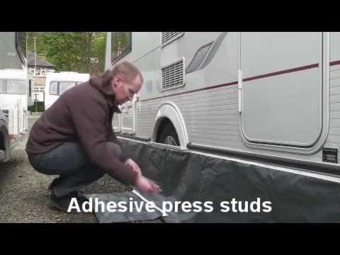 how to fit awning to caravan