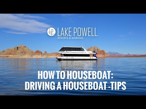 how to drive a houseboat