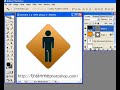 Creating a men at work warning sign