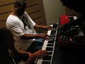 Theo Parrish, Skymark, Om'mas Keith practising in the studio