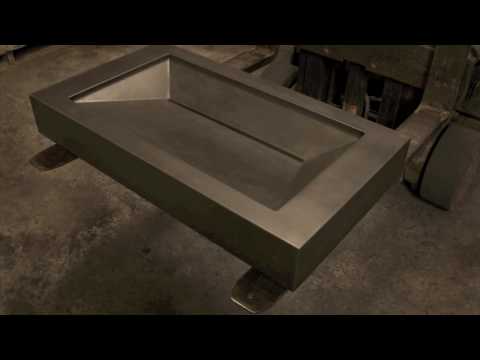 how to make your own concrete sink