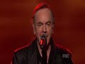 neil diamond on american idol singing pretty amazing grace